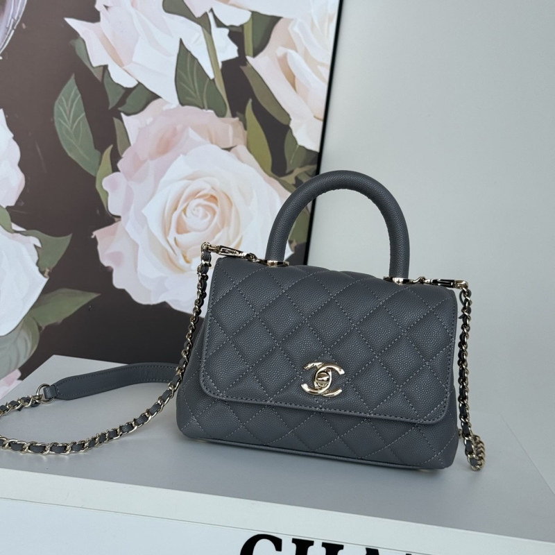 Ch**el top handle bags